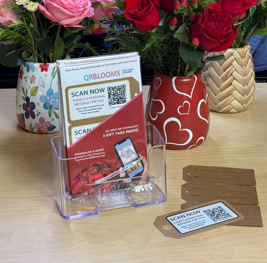 QRBlooms 3-Pack: All New QR Gift Tags! (PRE-ORDER)